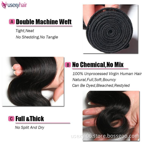 Fast Shipping Grade 10a 100 Human Hair Virgin Hair Mink Brazilian Hair Extensions Unprocessed